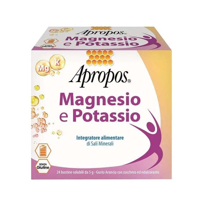 APROPOS VITA+ Magnesio 180 mg + Potasio – 24 sobres