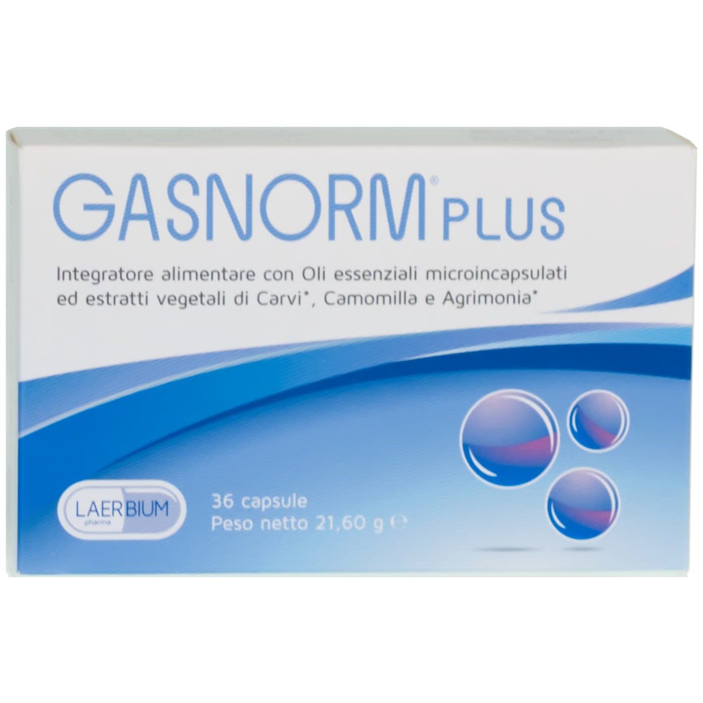 Gasnorm Plus – Arcilla verde + Aceites esenciales, 36 cápsulas