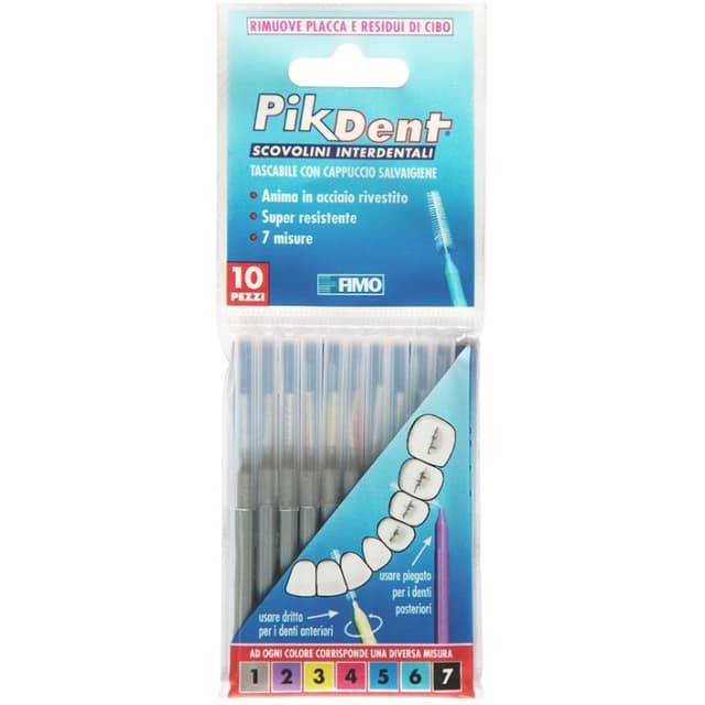 Pikdent Cepillos Interdentales – 10 unidades, Tamaño 1