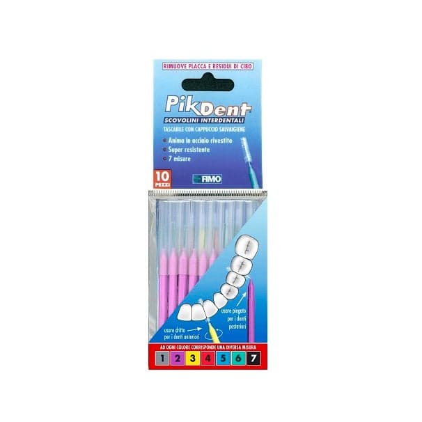 Pikdent Cepillos Interdentales – 10 unidades, Tamaño 2