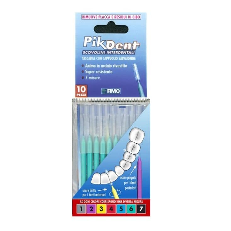 Pikdent Cepillo Interdental – 10 unidades, Talla 6