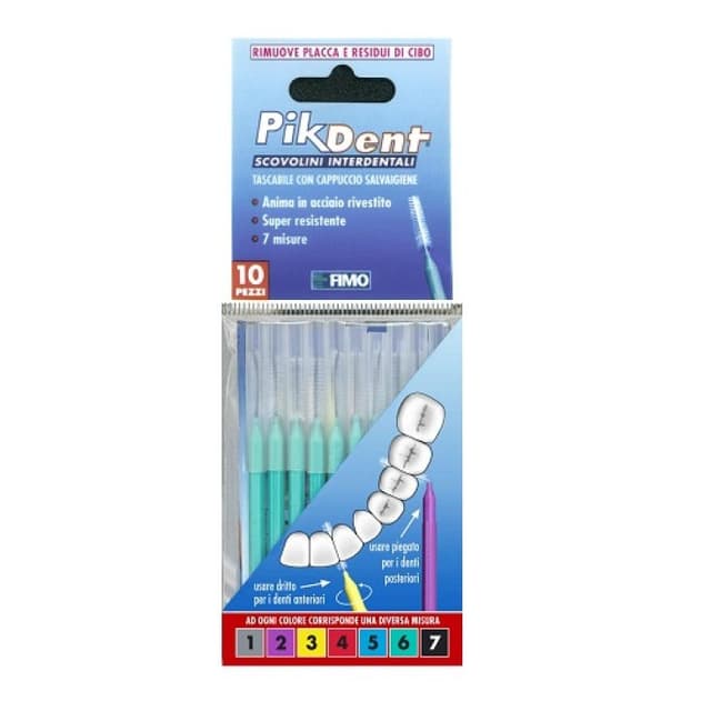 Pikdent Cepillo Interdental – 10 unidades, Talla 6