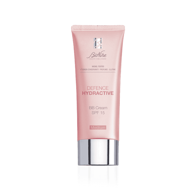 BioNike Defence Hydractive BB Cream Medium – Crema con Color, 1 unidad