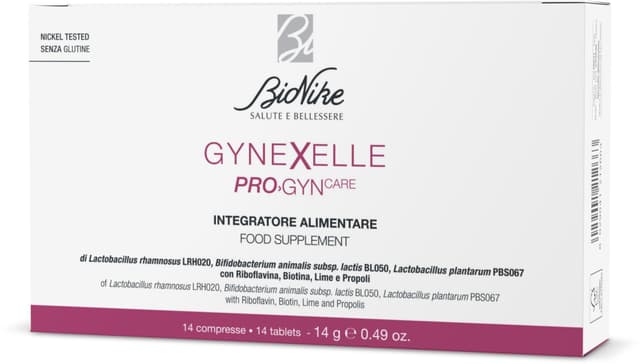 BioNike Gynexelle Pro Gyn Care – Propóleo 180 mg + Probióticos, 14 comprimidos