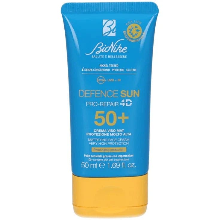 BioNike Defence Sun 50+ Crema Facial Mate – Crema Matificante