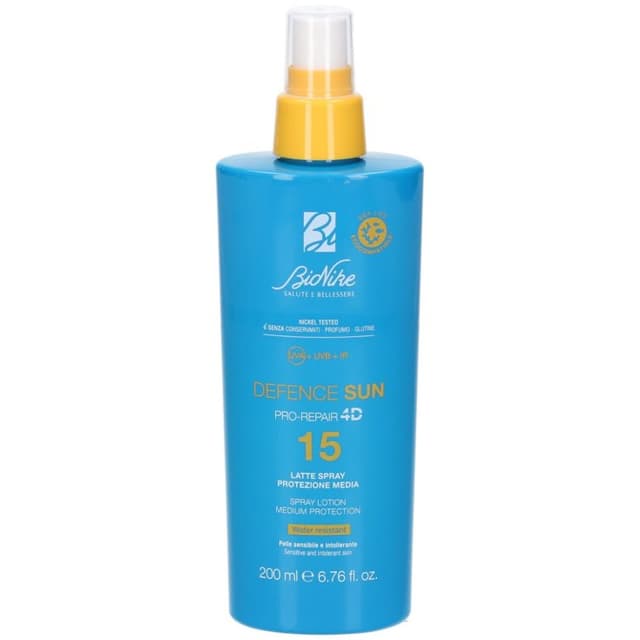 BioNike Defence Sun 15 Leche Solar – Spray 200 ml