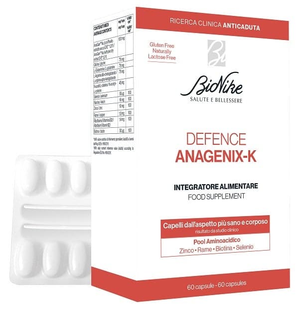 Multivitamínico + Minerales – 60 cápsulas | BioNike Defence Anagenix K
