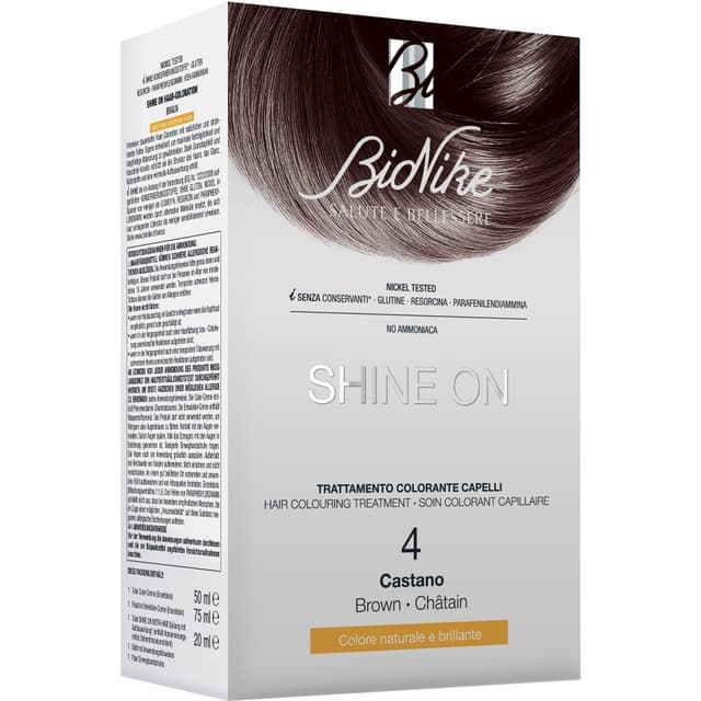BioNike Shine On Tinte Castaño 4 – Crema colorante