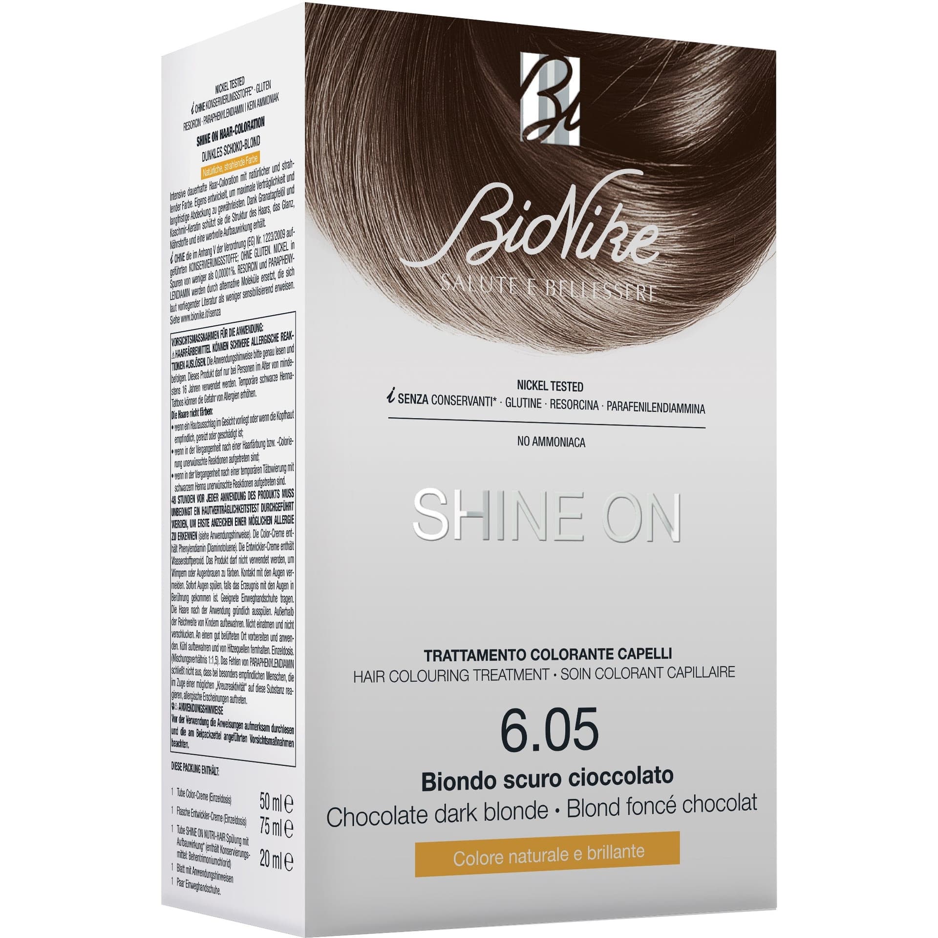 BioNike Shine On Rubio Chocolate 6.05 – Tinte capilar