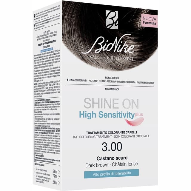 BioNike Shine On HS Plus Castaño Oscuro SC3,00 – Tinte capilar