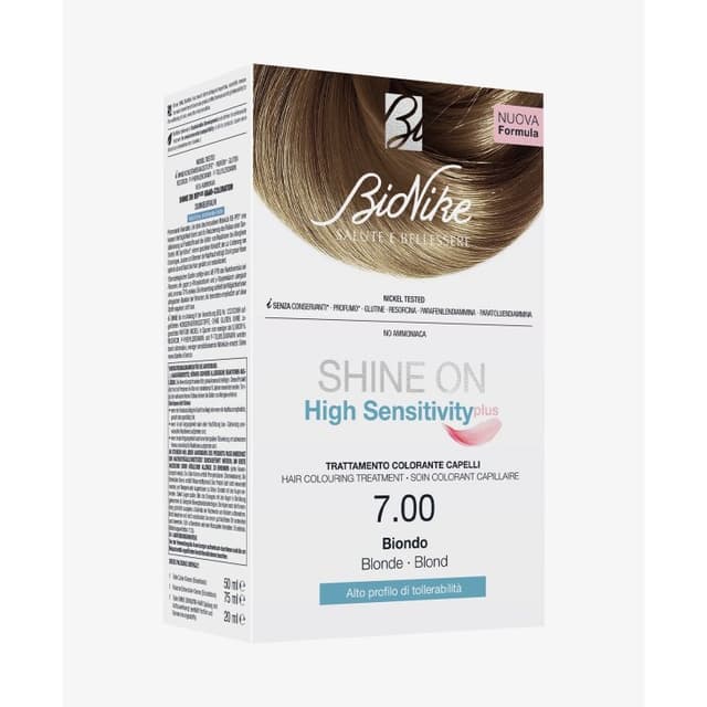 BioNike Shine On HS Plus Rubio 7,00 – Tinte capilar