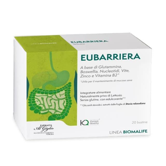 L-Glutamina + Boswellia (Incienso) – 20 unidades | Eubarriera Sobres