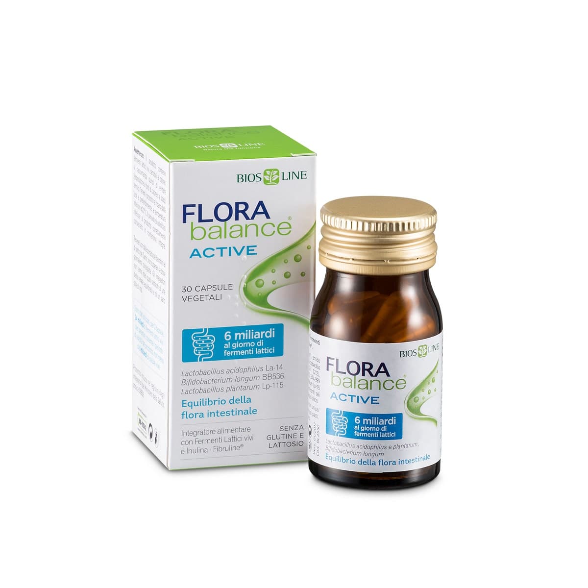Florabalance Active – Probióticos con bacterias lácticas, 30 cápsulas