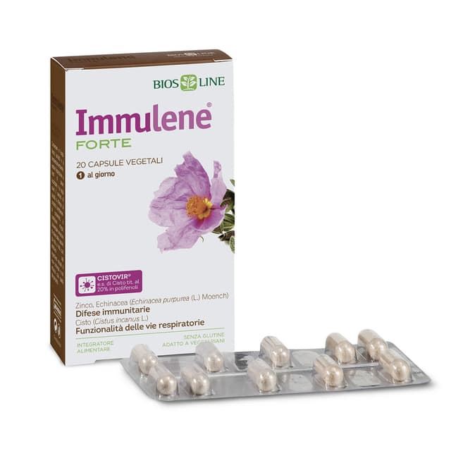 Equinácea + Probióticos – 20 cápsulas | IMMULENE FORTE BioSline