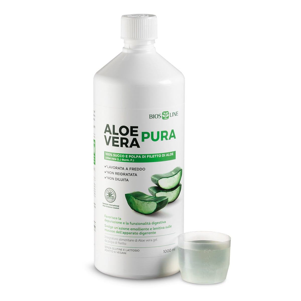 Aloe Vera Pura Polpa – 1 litro | Bioslin