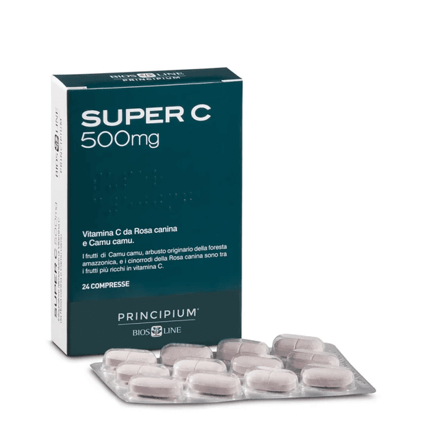 Vitamina C 500 mg – 24 comprimidos | Principium Super C 500