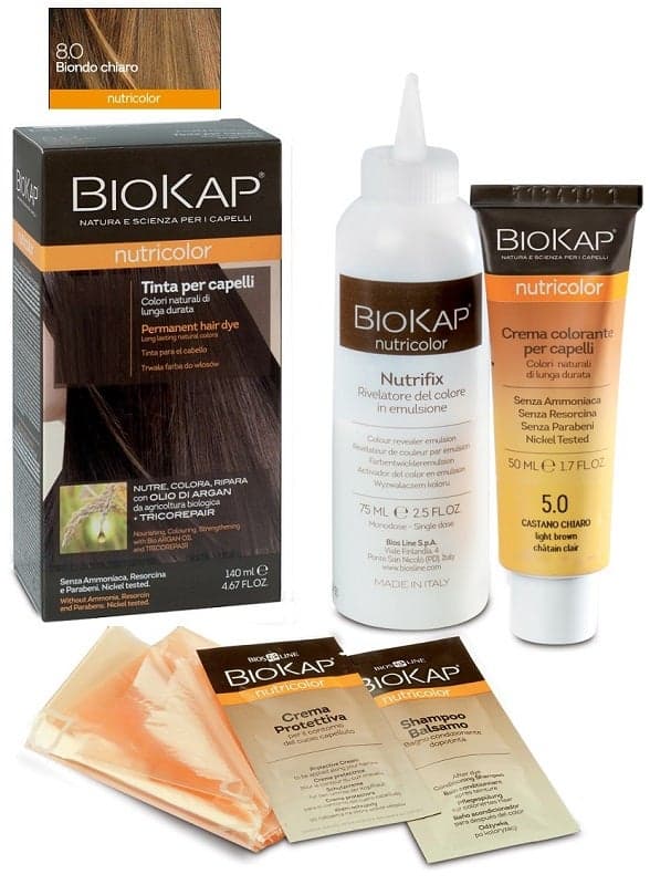 Biokap Nutric 8,0 New Bio – Tinte Rubio Claro