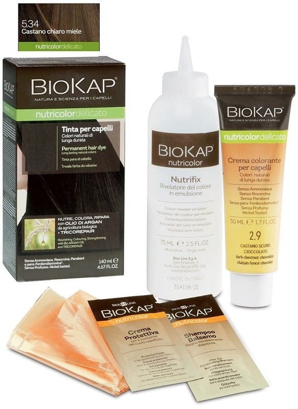 Biokap Nutricolor Delicato Castaño Claro Miel 5.34