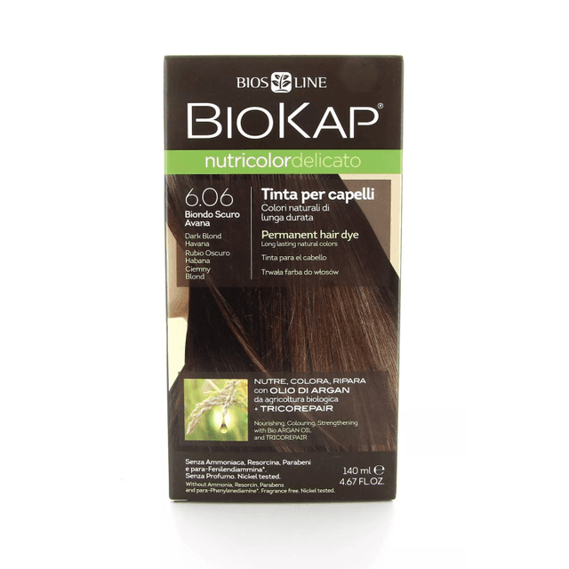 Biokap Nutricolor Delicato 6.06 Rubio Bio Escandinavo