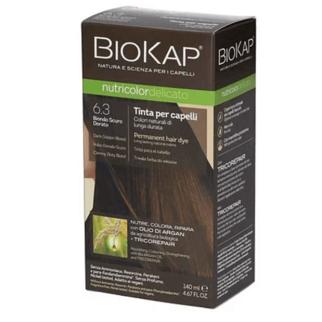 Biokap Nutricolor 6.30 Bio Rubio Oscuro Escandinavo – Tinte capilar