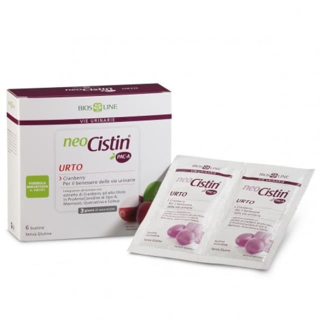 Neocistin PAC A Urto – D-Manosa 2600 mg + Arándano rojo – 6 sobres