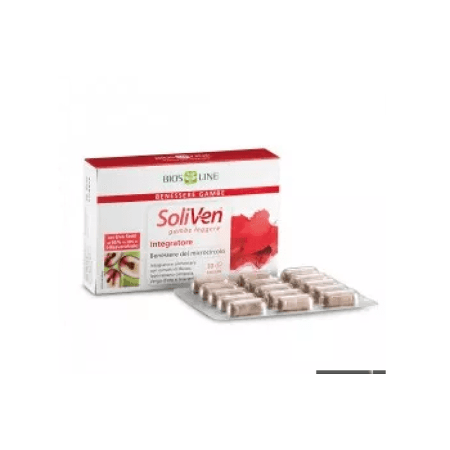 Soliven Bios Line Castaño de Indias + Rusco – 30 cápsulas vegetales