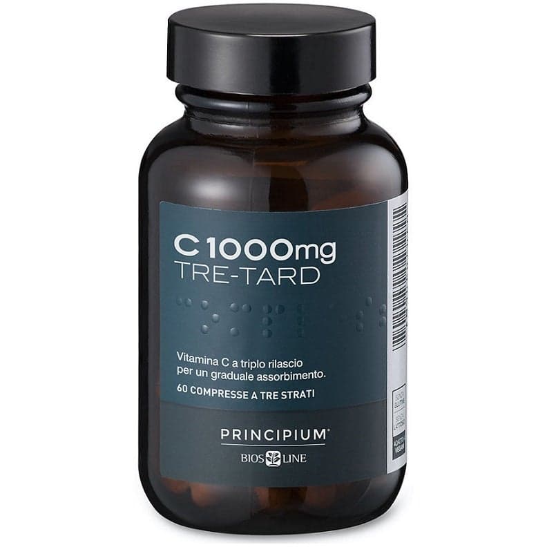 Vitamina C + Escaramujo – 60 comprimidos | Principium C1000 Tre-Tard
