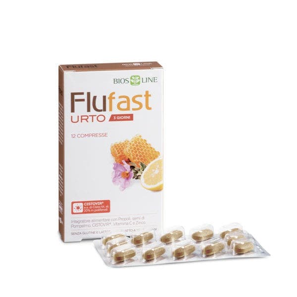 Flufast Apix Urto – Propóleo + Vitamina C – 12 comprimidos
