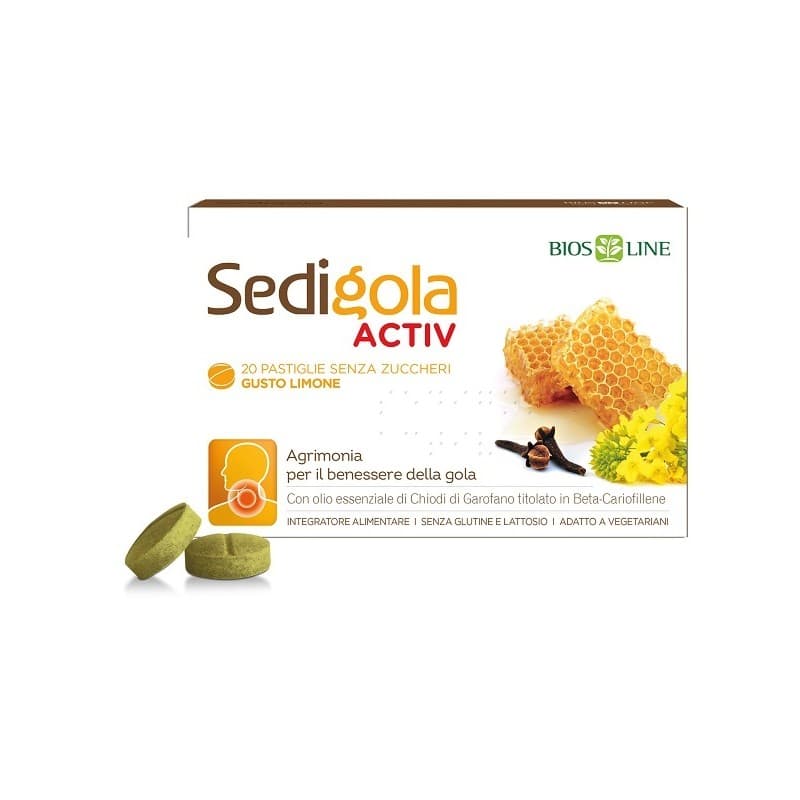 Sedigola Apix Activ Limón – Pastillas para chupar con própolis