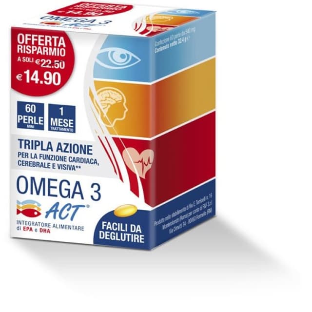 Omega 3 ACT – 60 perlas de 540 mg