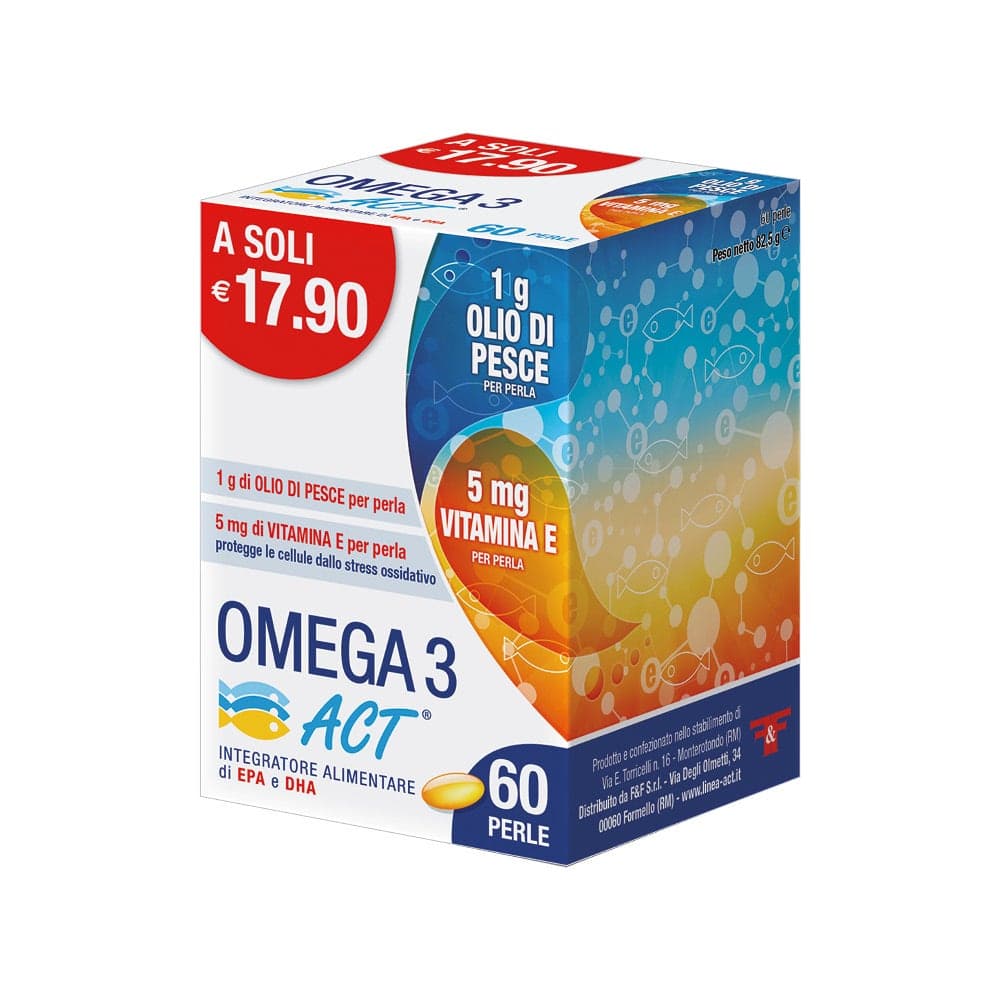 Omega 3 ACT – 60 perlas de 1 g