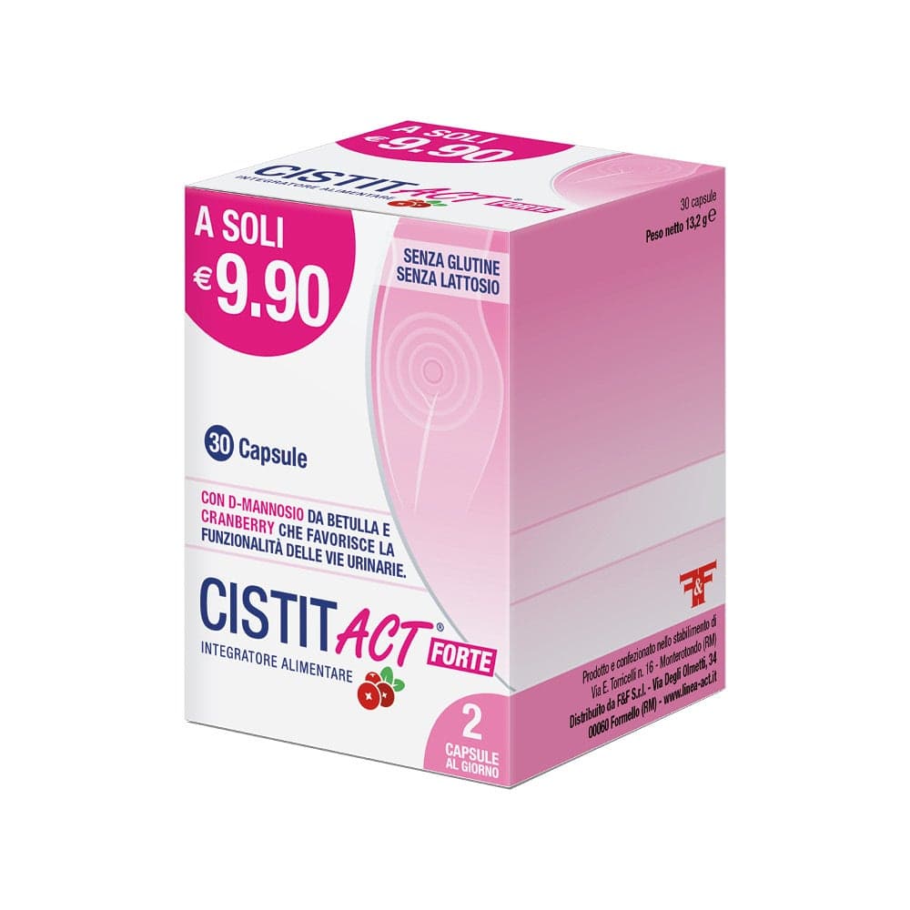 D-Manosa + Arándano – 30 cápsulas | Cistit Act Forte