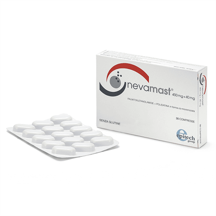 Palmitoiletanolamida (PEA) 400 mg – 30 comprimidos | Nevamast 400 mg + 40 mg