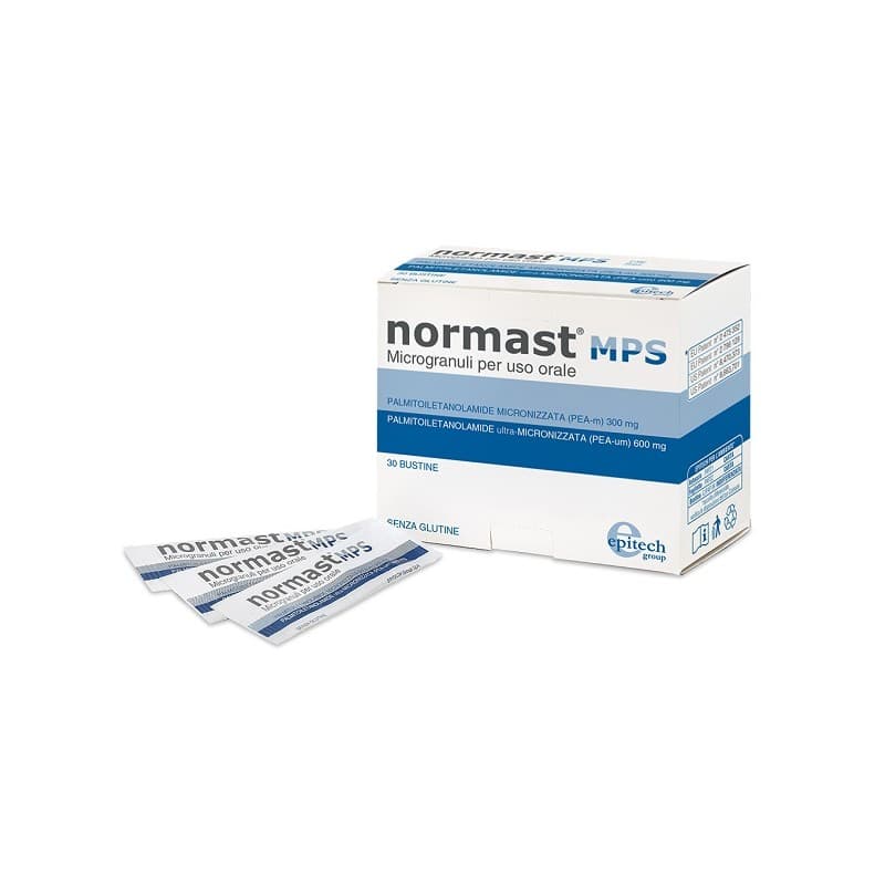 Palmitoiletanolamida (PEA) 48,0 g – 30 sobres | Normast MPS Microgránulos