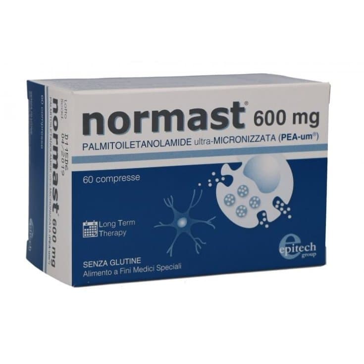 Palmitoiletanolamida (PEA) – 60 comprimidos | Normast 600 mg