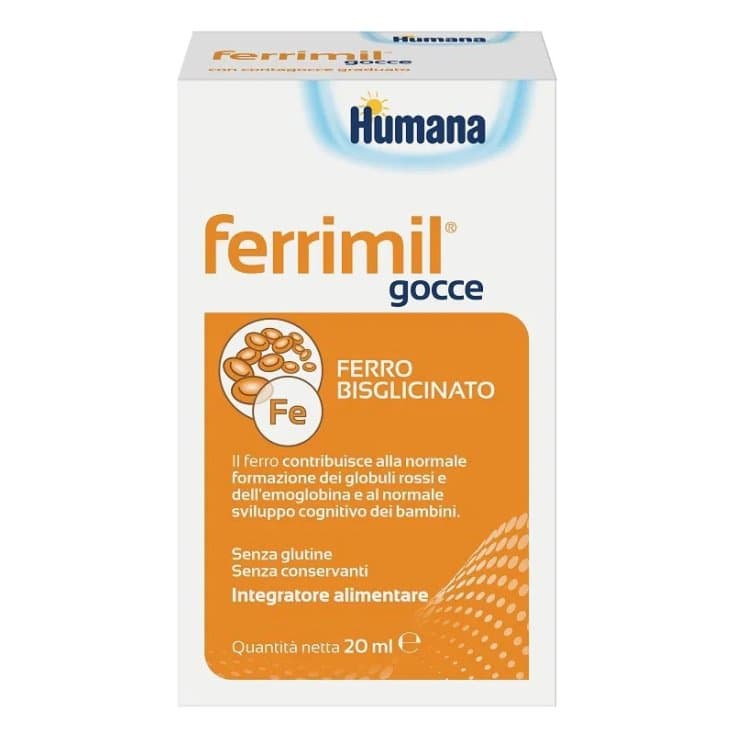 Ferrimil Gotas Humana – Hierro 10 mg – 20 ml de gotas