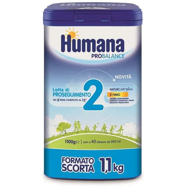 Humana 2 Leche de continuación en polvo – 1100 g