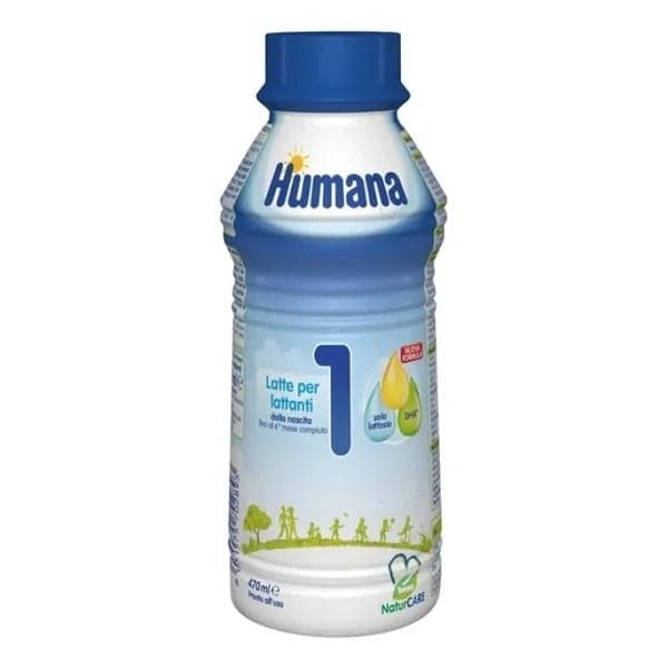 Humana 1 Preparado para lactantes – Biberón de 470 ml