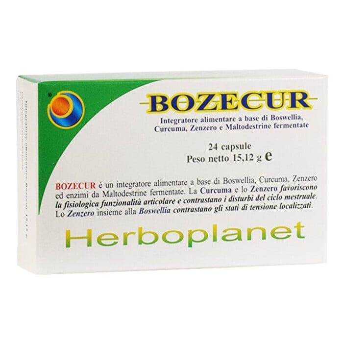 Incienso (Boswellia) + Cúrcuma – 24 cápsulas | Herboplanet Bozecur