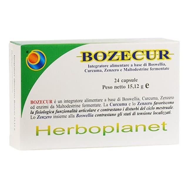 Incienso (Boswellia) + Cúrcuma – 24 cápsulas | Herboplanet Bozecur