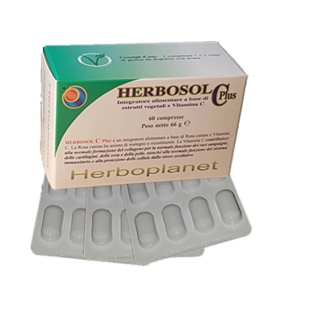 Vitamina C 1.428 mg – 60 comprimidos | Herboplanet Herbosol C Plus
