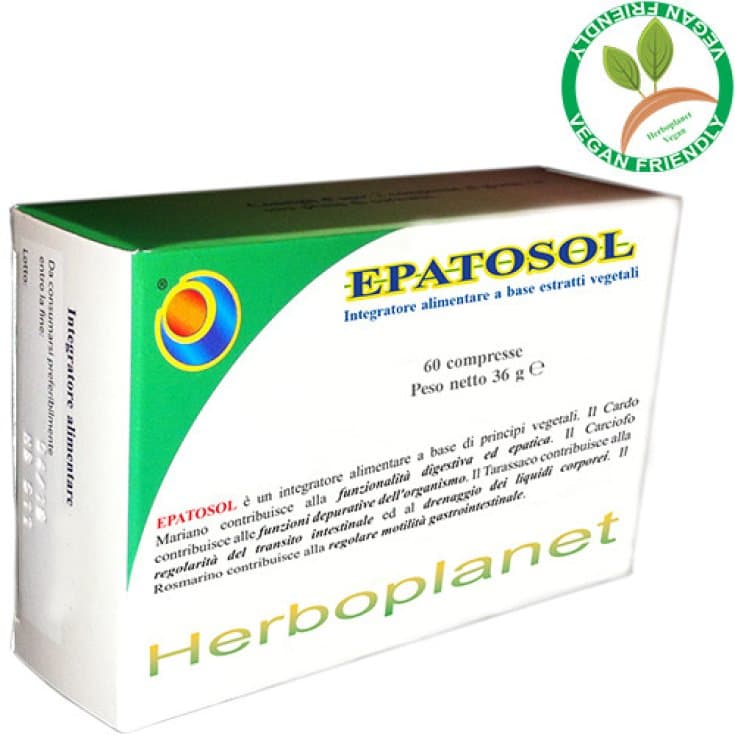 Cardo Mariano 600 mg + Alcachofa – 60 comprimidos | Herboplanet Epatosol