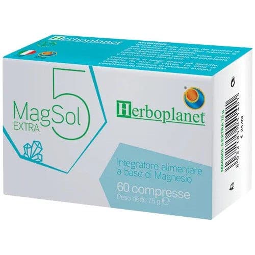 Magnesio – 60 comprimidos | Herboplanet Magsol 5 Extra