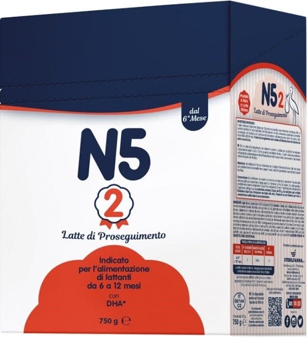 N5 2 Leche de Continuación en Polvo – 750 g | Sterilfarma