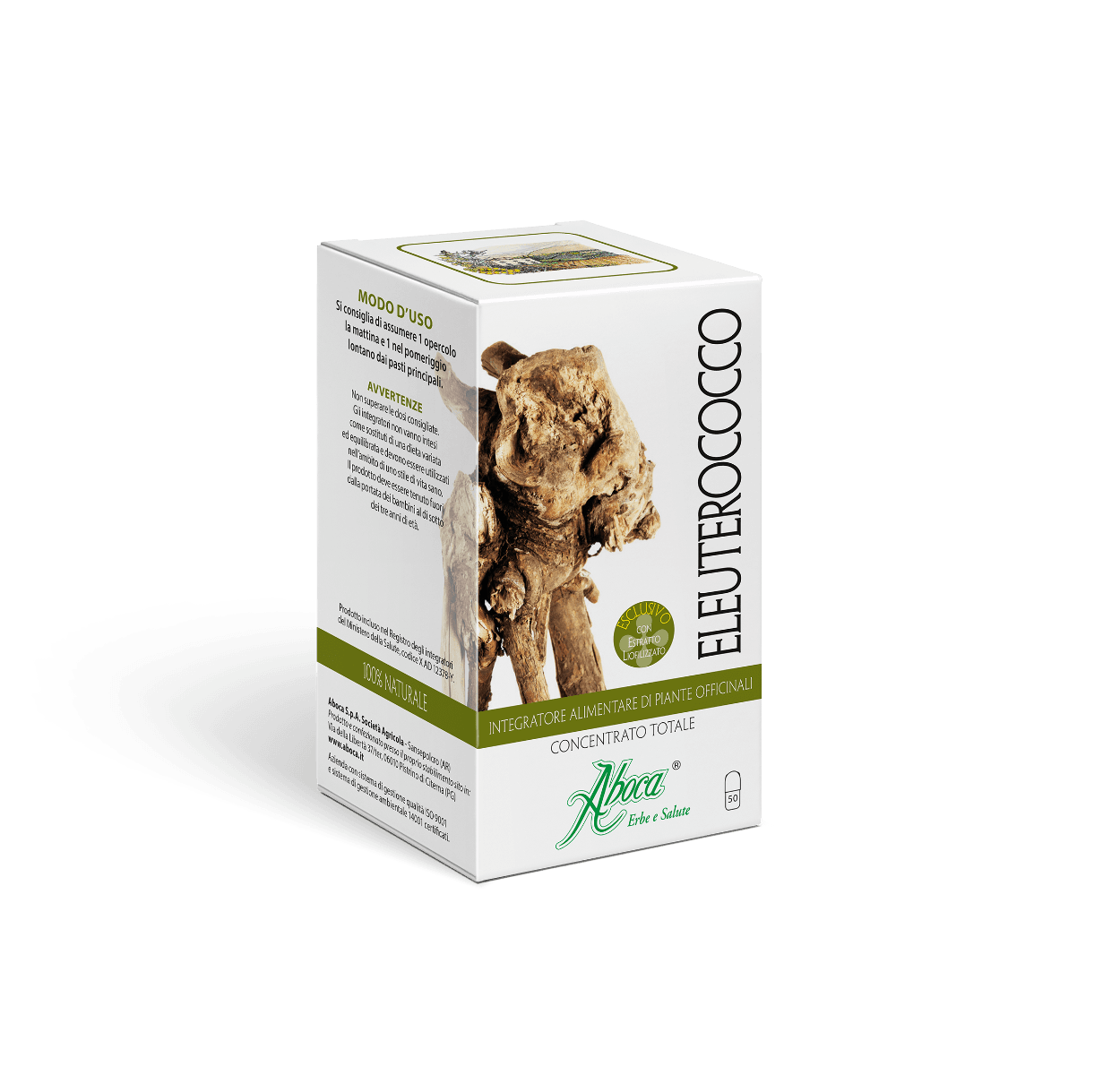 Eleuterokokko Aboca – 50 cápsulas