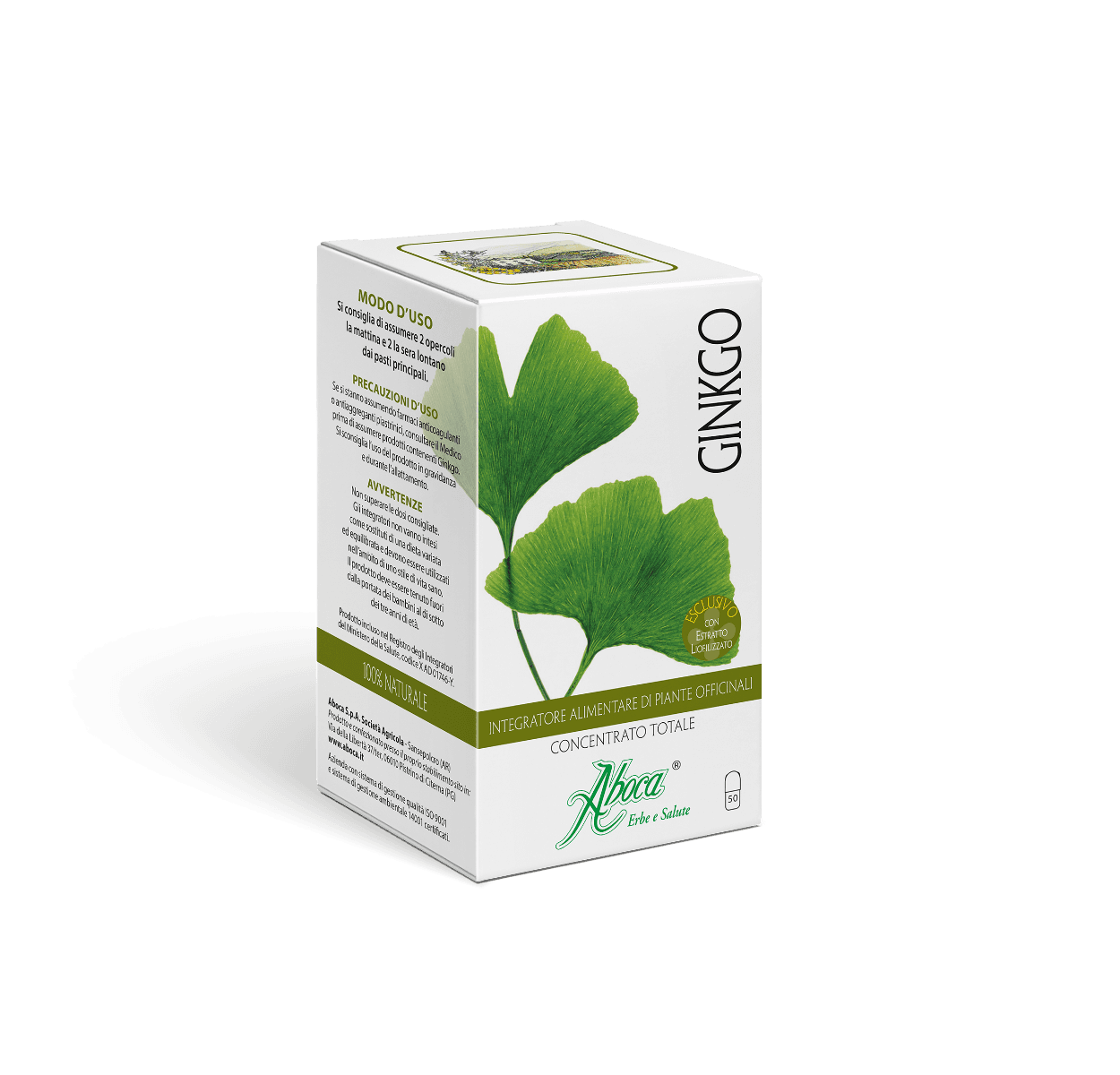 Ginkgo 50 de Aboca – Complemento alimenticio