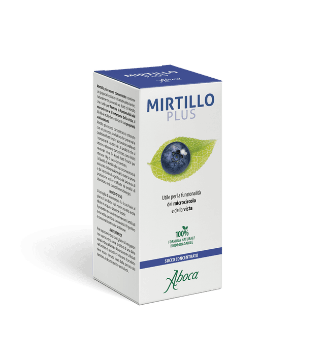 Arándano 13,3 g – 100 ml | Aboca Mirtillo Plus Zumo