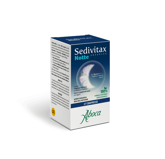 Pasiflora + Withania – 27 comprimidos Noche | Sedivitax Notte Advanced