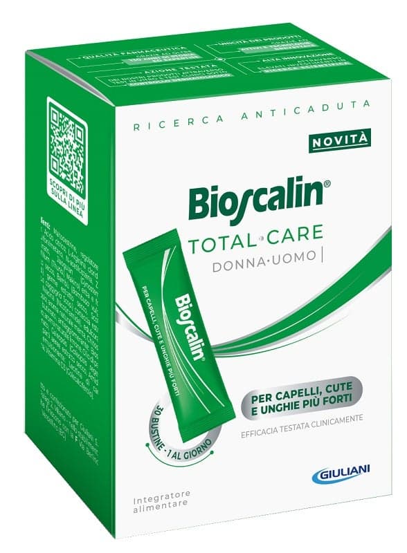 L-Arginina + N-Acetilcisteína – 30 sobres | Bioscalin Total Care