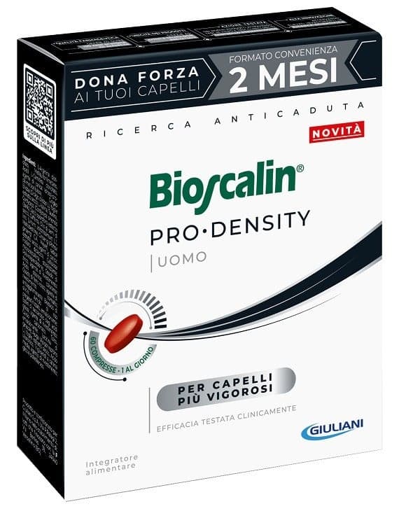 L-Arginina 120 mg + L-Carnitina – 60 comprimidos | Bioscalin Pro Density